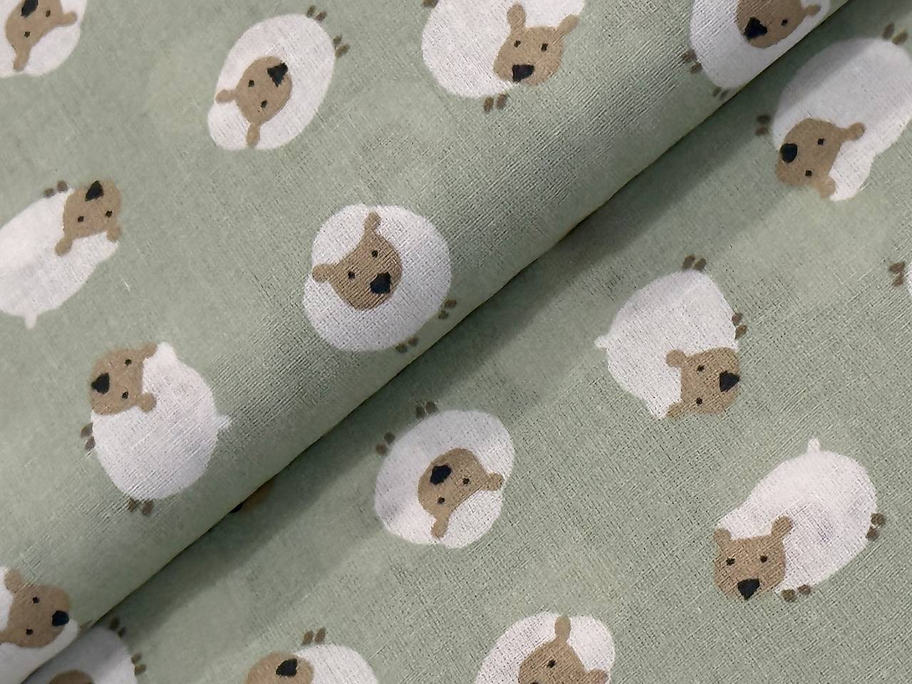 100% BAVLNA STOF / OVEČKY