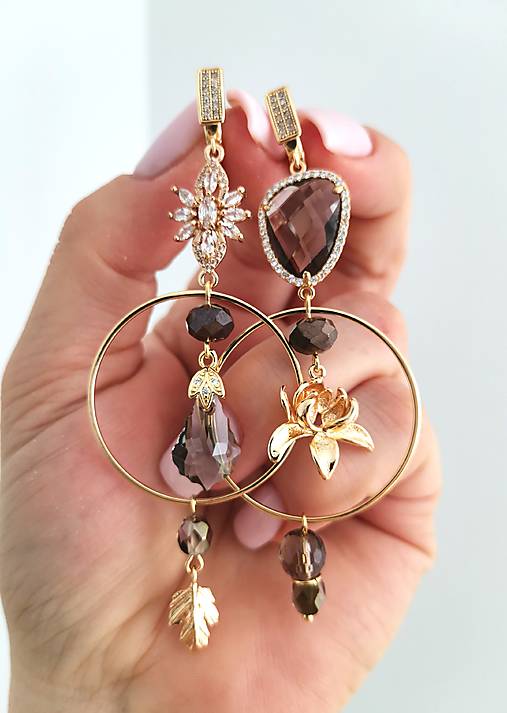 Náušnice - Nausea KVET - 18292291_