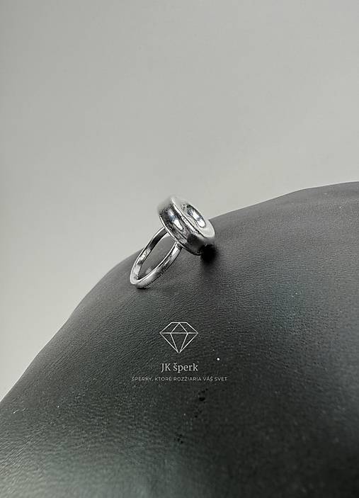 Strieborný 925/1000 prsteň BON PARI