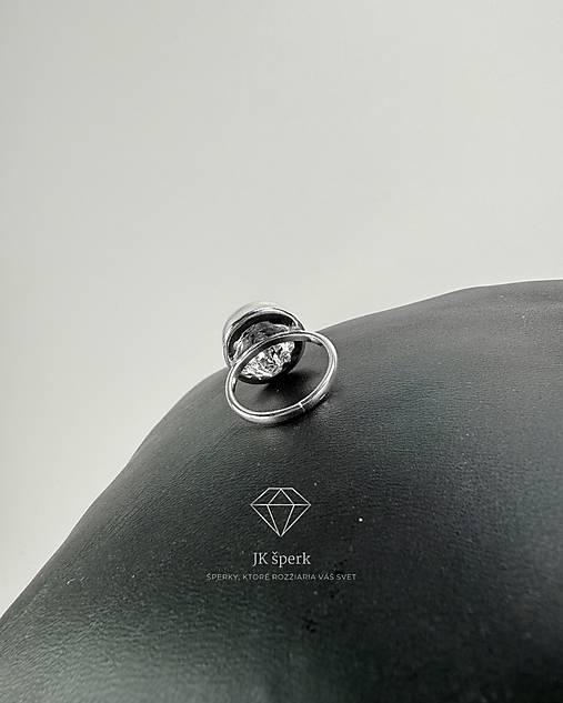 Strieborný 925/1000 prsteň BON PARI