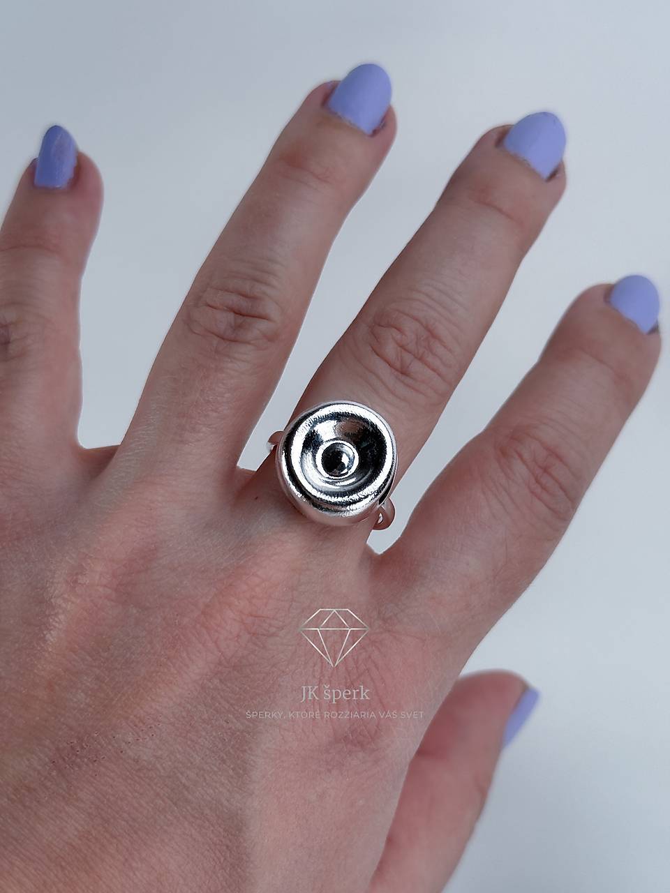 Strieborný 925/1000 prsteň BON PARI