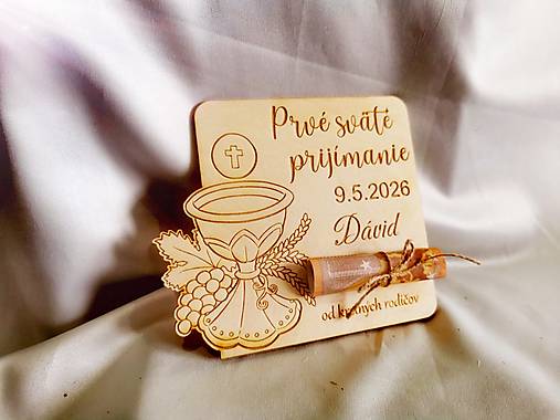 Tabuľky - Tabuľka na peniaze na prvé sväté prijímanie - 18293246_