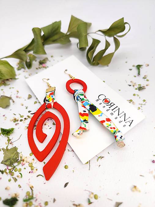 Asymetrické náušnice "FATIMA"