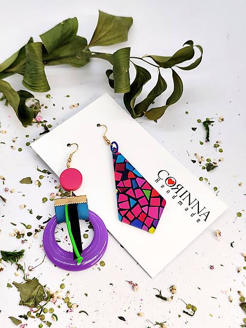 Asymetrické náušnice "ANE"