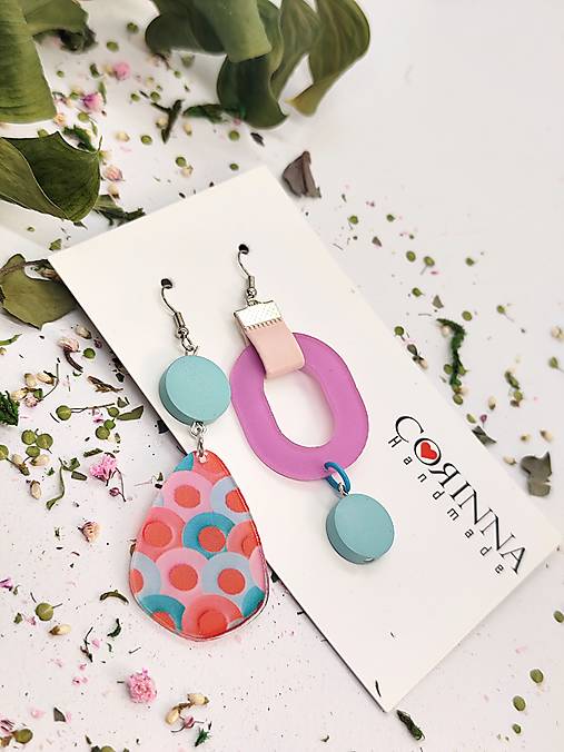 Asymetrické náušnice "MEGI"