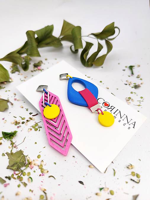 Asymetrické náušnice "SEJHA"