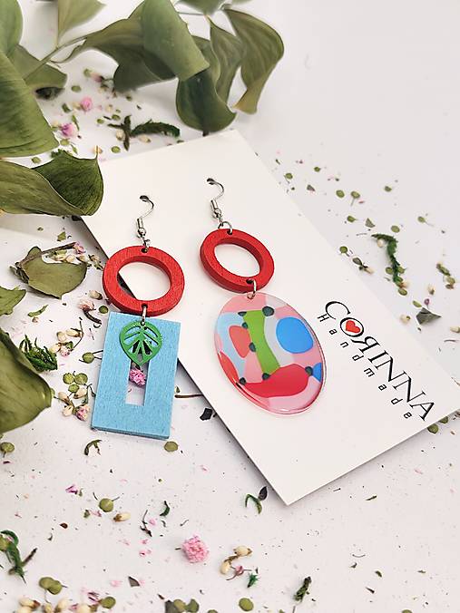 Asymetrické náušnice "OLI"