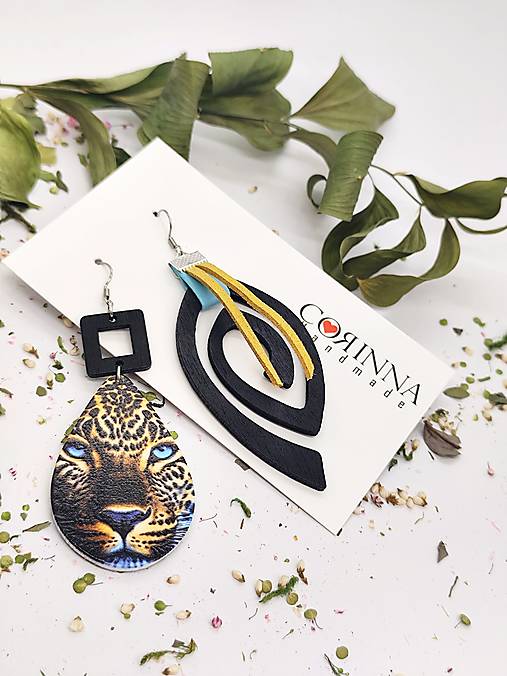 Asymetrické náušnice "TRIXI"