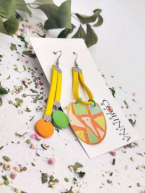 Asymetrické náušnice "VIVI"