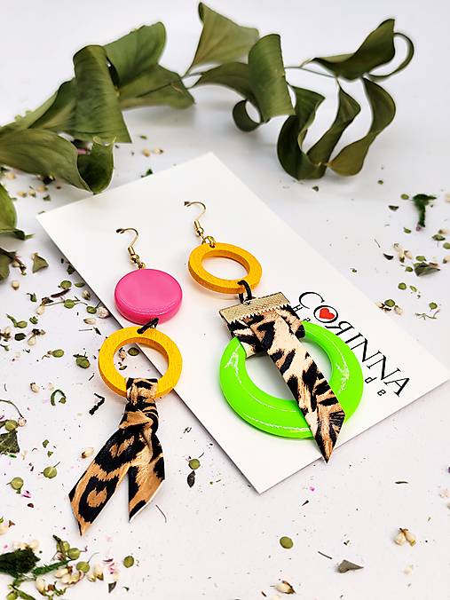 Asymetrické náušnice "CARMENS"