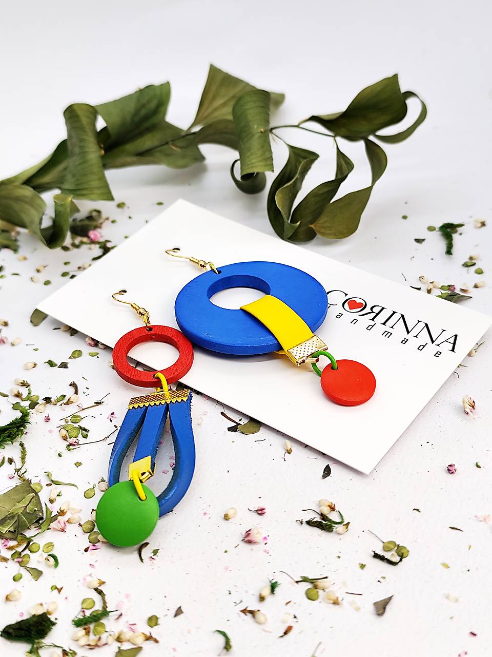 Asymetrické náušnice "NORA"