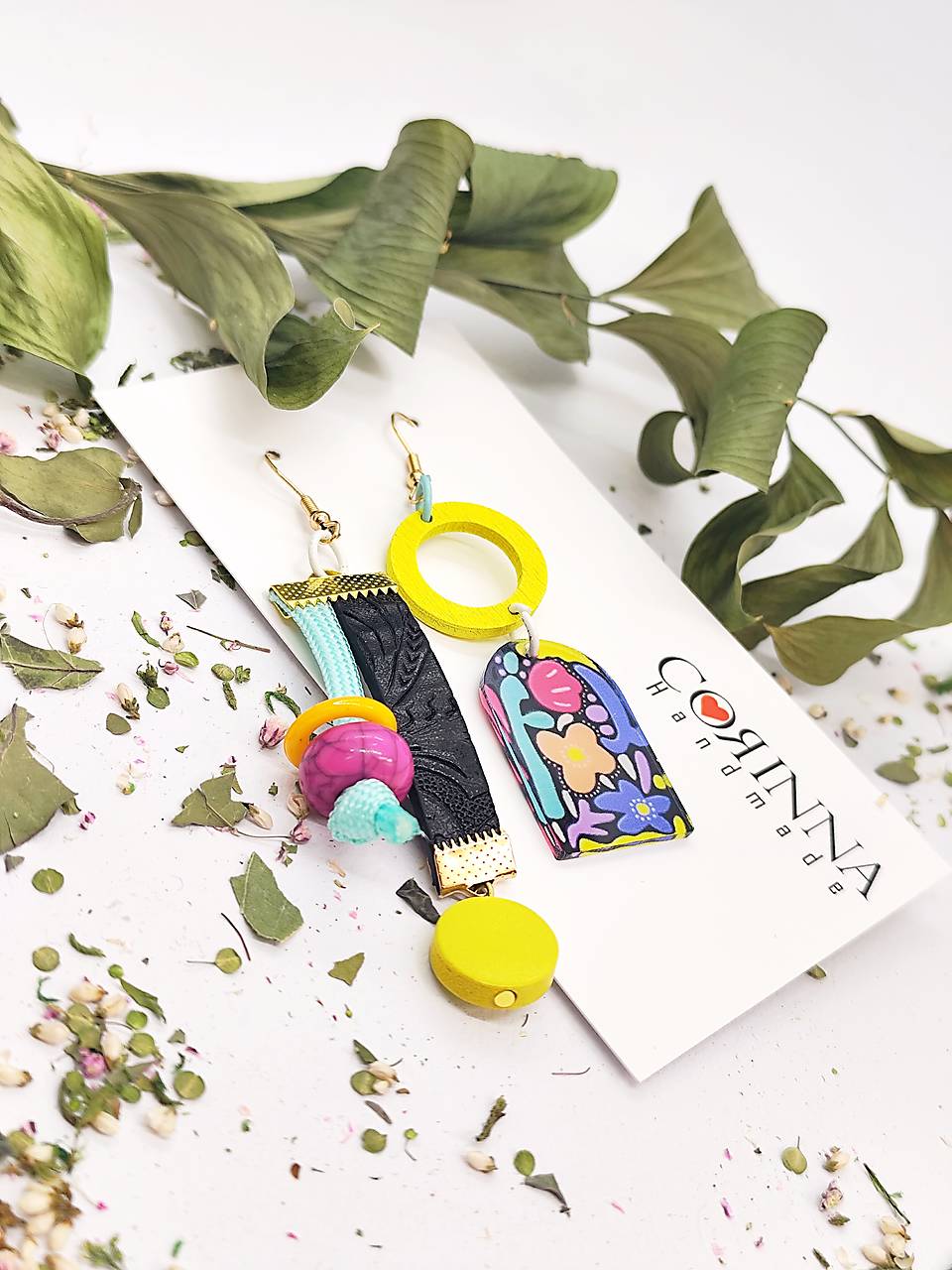 Asymetrické náušnice "LINETT"