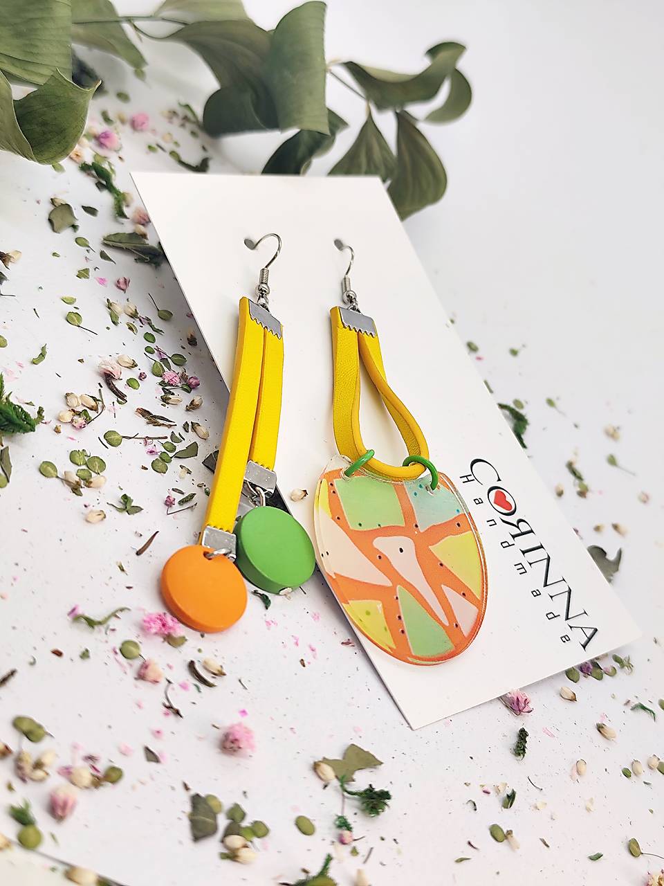 Asymetrické náušnice "VIVI"