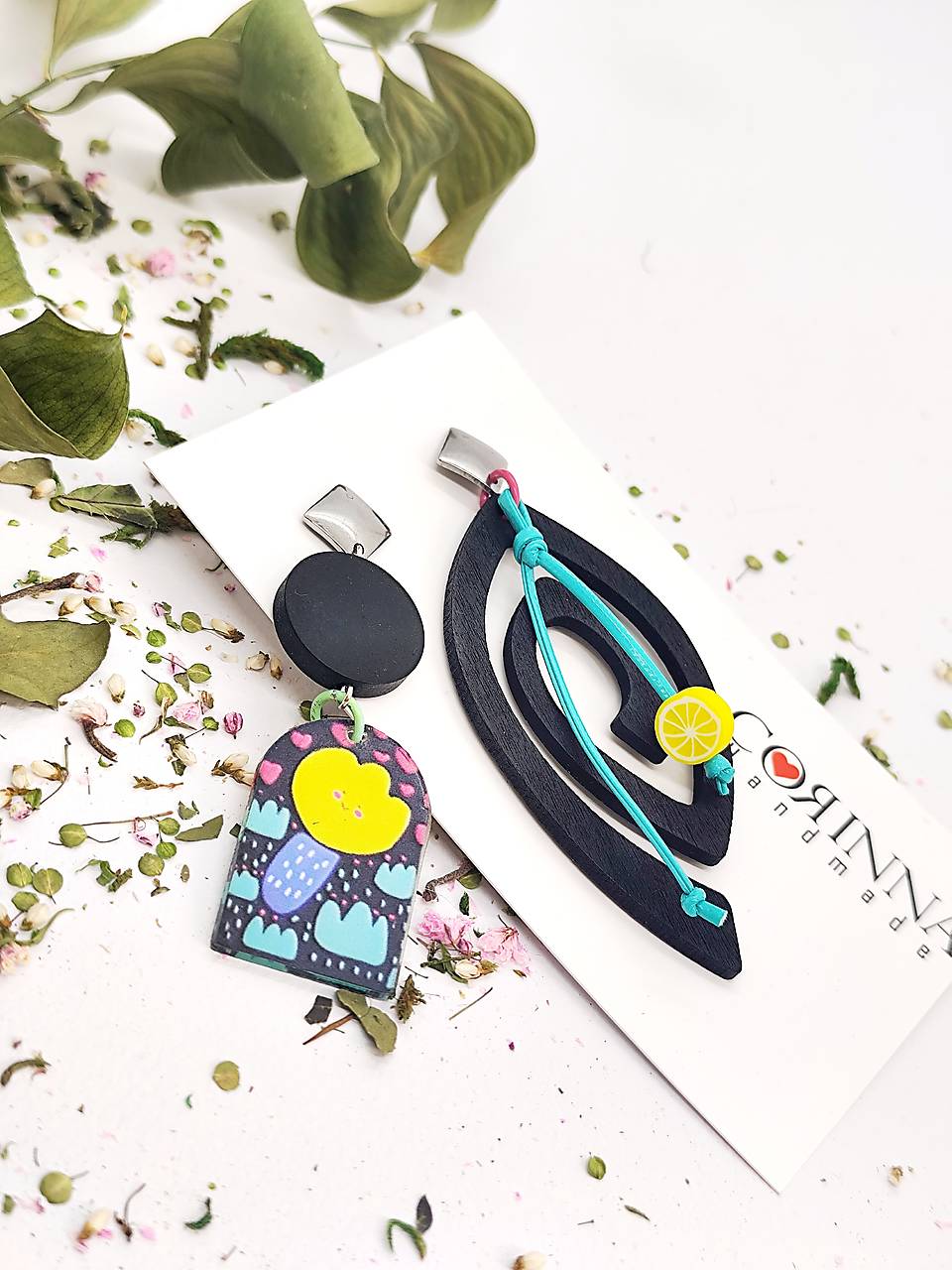 Asymetrické náušnice "ILONA"