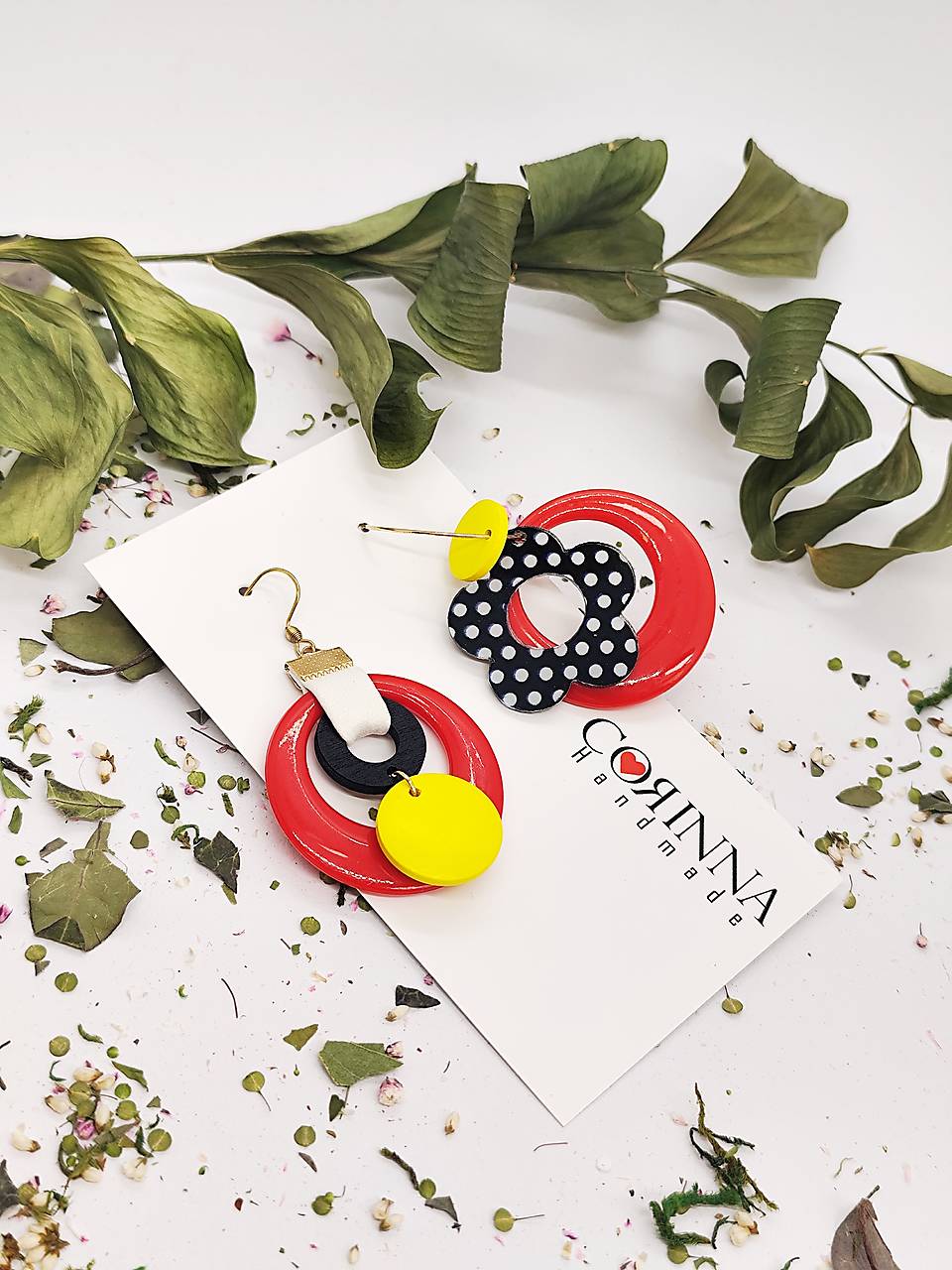 Asymetrické náušnice "NOA"