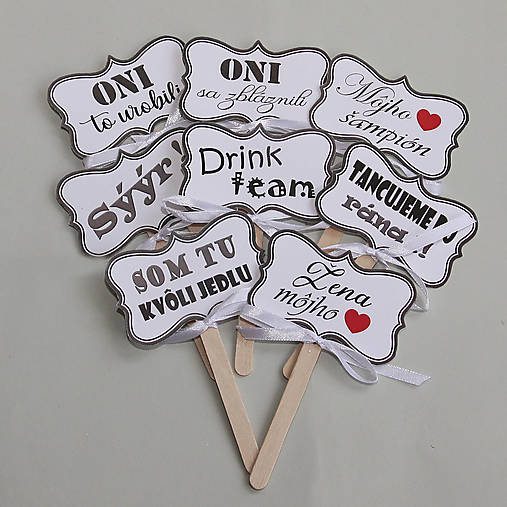 Tabuľky - Tabuľky na fotenie - menšie - 18293982_