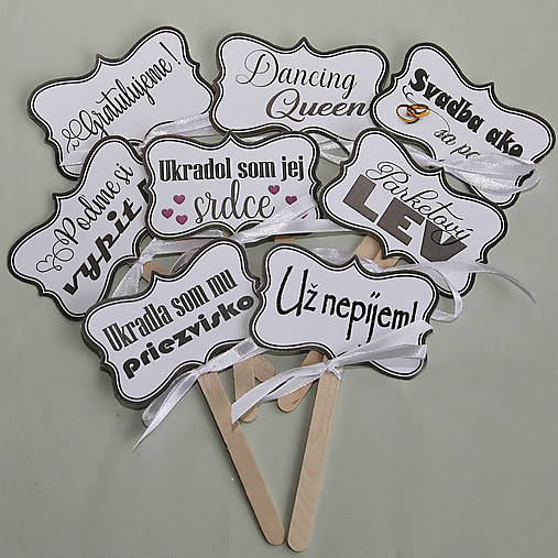 Tabuľky - Rekvizity na fotenie - menšie - 18294009_