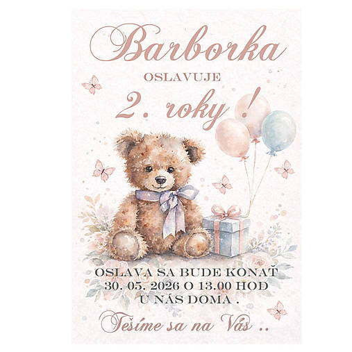 Papiernictvo - Pozvánka na detskú oslavu - 18294793_