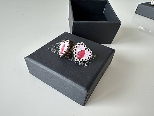 Zapichovačky Zuzanka Mini živicované (Ružová)