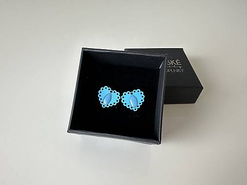 Zapichovačky Zuzanka Mini živicované (Tyrkysová)