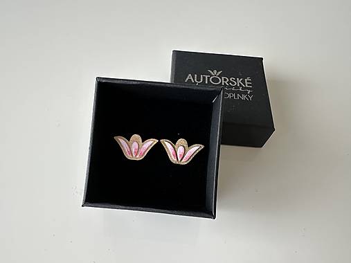 Zapichovačky tulipániky živicované (Ružová)