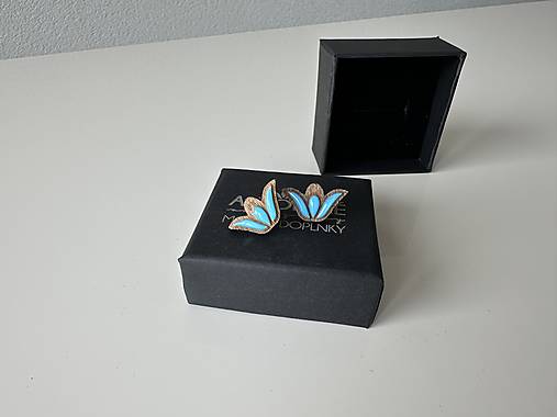 Zapichovačky tulipániky živicované (Tyrkysová)