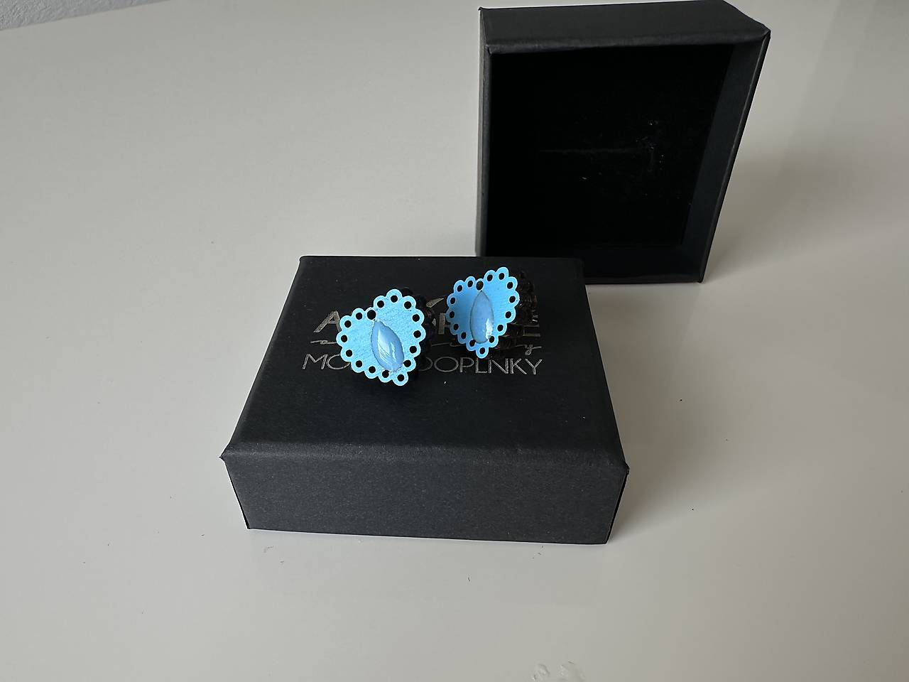 Zapichovačky Zuzanka Mini živicované (Tyrkysová)