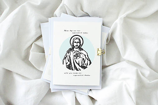 pohľadnica pre kňaza // menšia