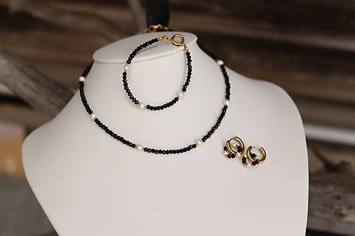 3-dielny set Spinel, perly