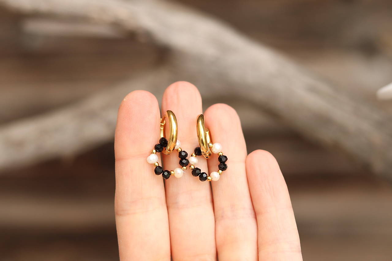 3-dielny set Spinel, perly