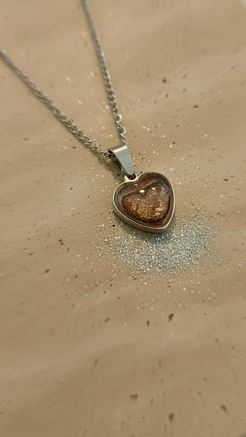 Pamätný prívesok s popolom - ručne vyrobený urnový šperk