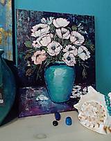 Obrazy - Biele maky_40x50 - 18297121_