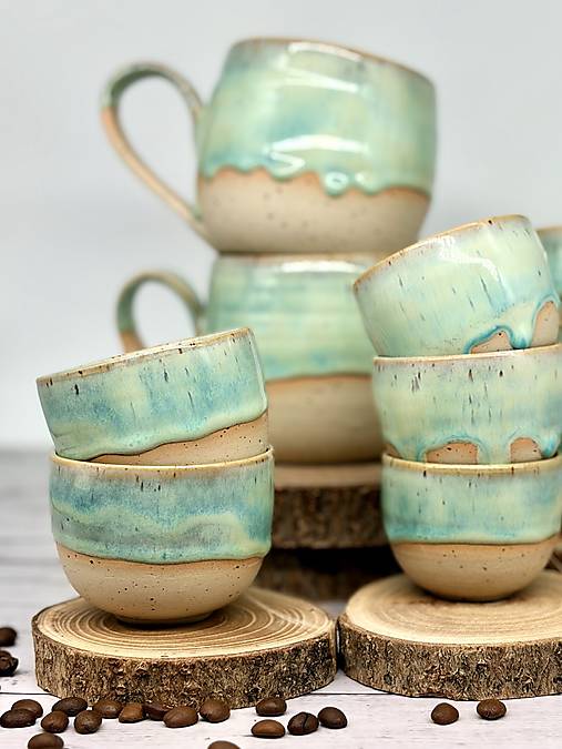 Emerald Breeze - pohárik espresso (100ml, bez uška)