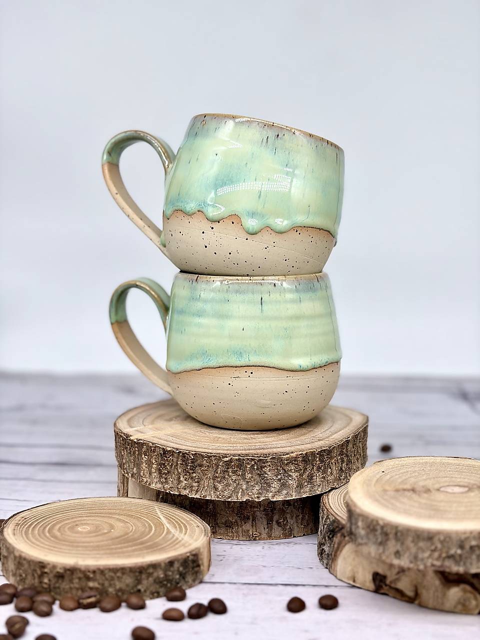 Emerald Breeze - šálka na čaj (450ml, s uškom)