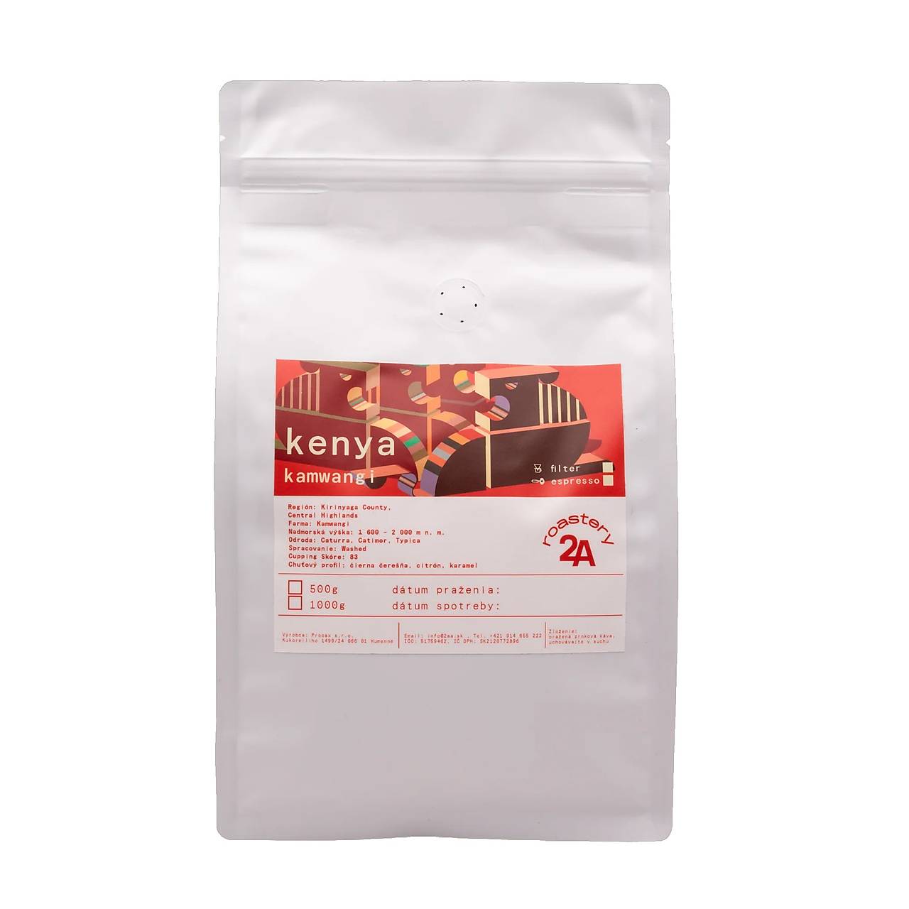 Káva 2A roastery Kenya - Kamwangi