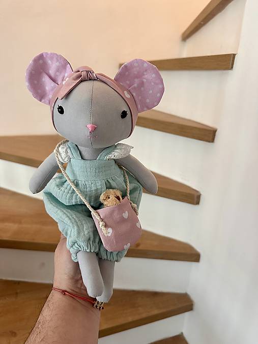 Hračky - Myška hryzka - 18297974_