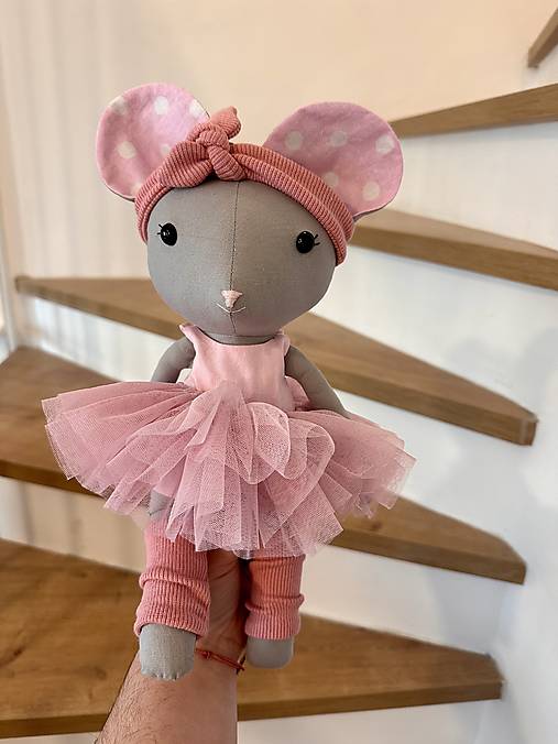 Hračky - Myška balerína - 18297979_