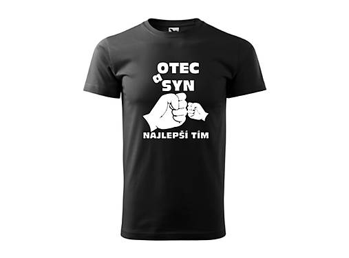 Topy, tričká, tielka - Tričko otec a syn najlepší tím - 18299323_