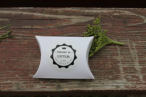 Papiernictvo - Darčekové balenie basic_Darčeková pukačka s logom (biela 7x7x3 cm) - 18299137_