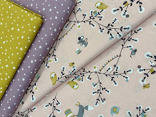 100% BAVLNA /ZVIERATKÁ V LESE