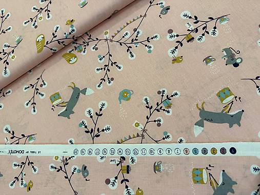 100% BAVLNA /ZVIERATKÁ V LESE