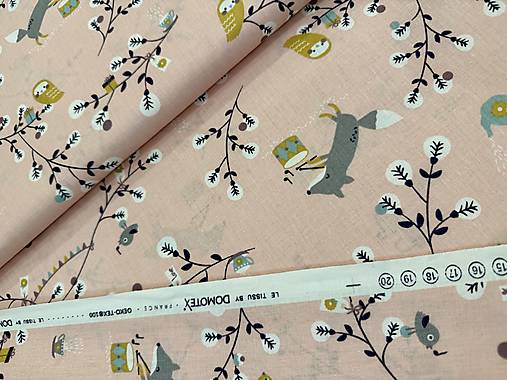 100% BAVLNA /ZVIERATKÁ V LESE