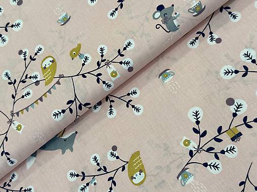 100% BAVLNA /ZVIERATKÁ V LESE