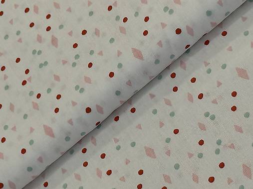 100% BAVLNA /GEO NA BIELEJ BAVLNE