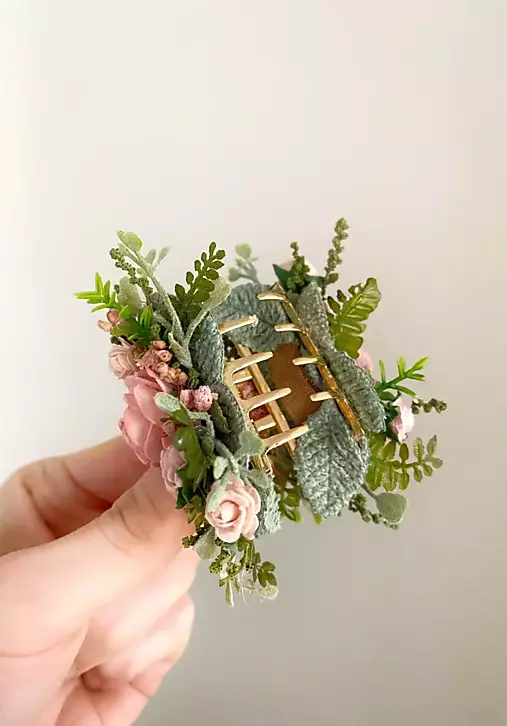 Štipec do vlasov "opantaná nehou"