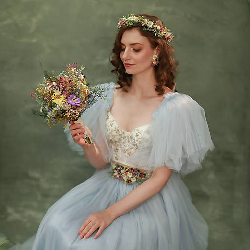 Svadobná kytica "prvý jarný pozdrav" - menšia