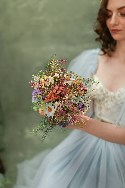 Svadobná kytica "prvý jarný pozdrav" - menšia