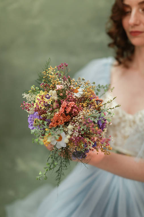 Svadobná kytica "prvý jarný pozdrav" - menšia