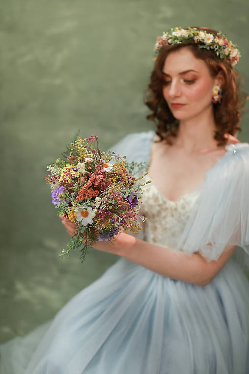 Svadobná kytica "prvý jarný pozdrav" - menšia