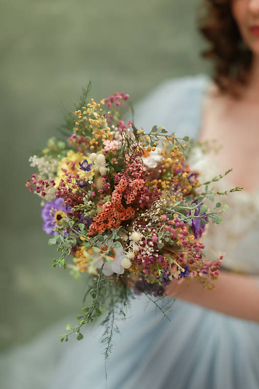 Svadobná kytica "prvý jarný pozdrav" - menšia